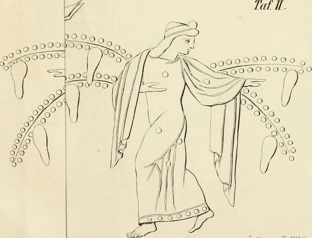 An illustration from Alte Denkmäler, 1849, leaf 590