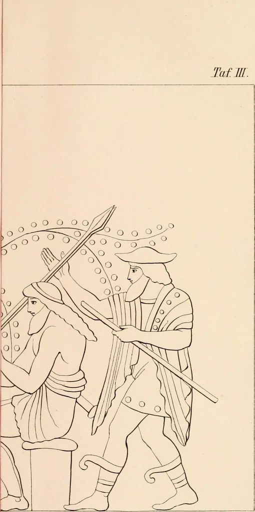 An illustration from Alte Denkmäler, 1849, leaf 592