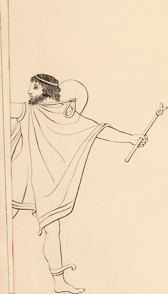 An illustration from Alte Denkmäler, 1849, leaf 594