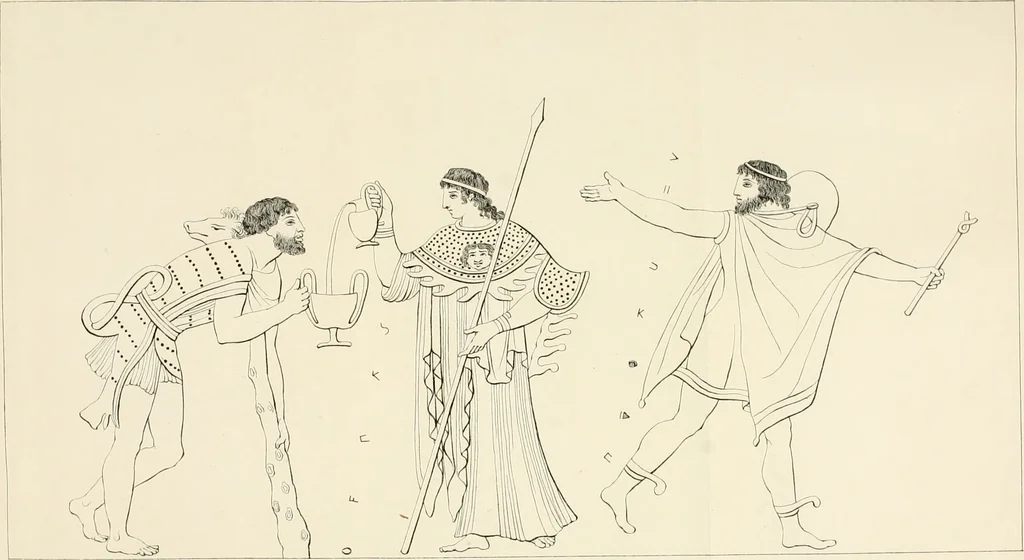 An illustration from Alte Denkmäler, 1849, leaf 595