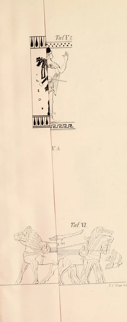 An illustration from Alte Denkmäler, 1849, leaf 596