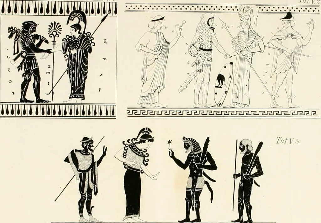 An illustration from Alte Denkmäler, 1849, leaf 597