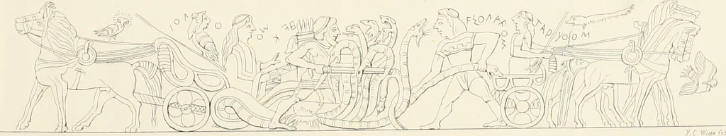 An illustration from Alte Denkmäler, 1849, leaf 597
