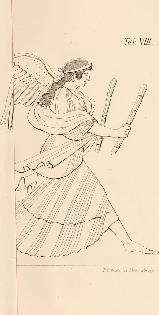 An illustration from Alte Denkmäler, 1849, leaf 600