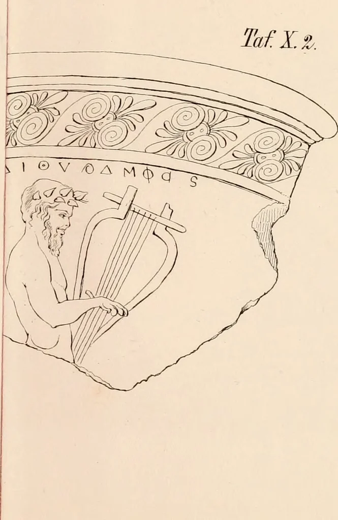 An illustration from Alte Denkmäler, 1849, leaf 602