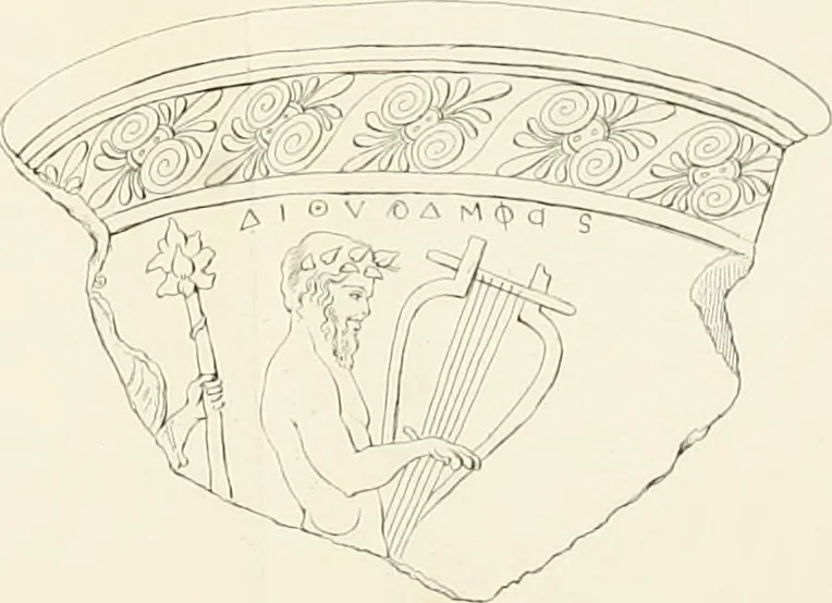 An illustration from Alte Denkmäler, 1849, leaf 603