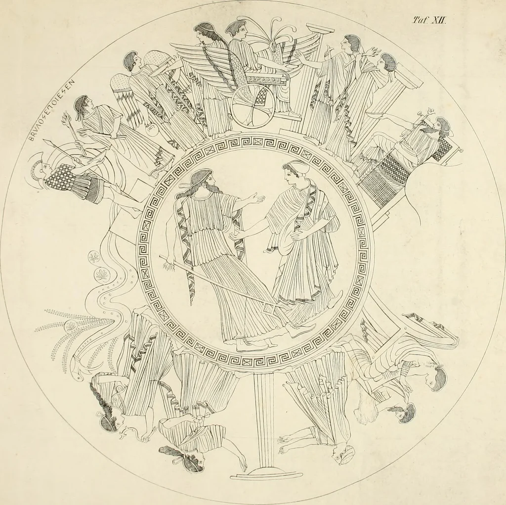 An illustration from Alte Denkmäler, 1849, leaf 607