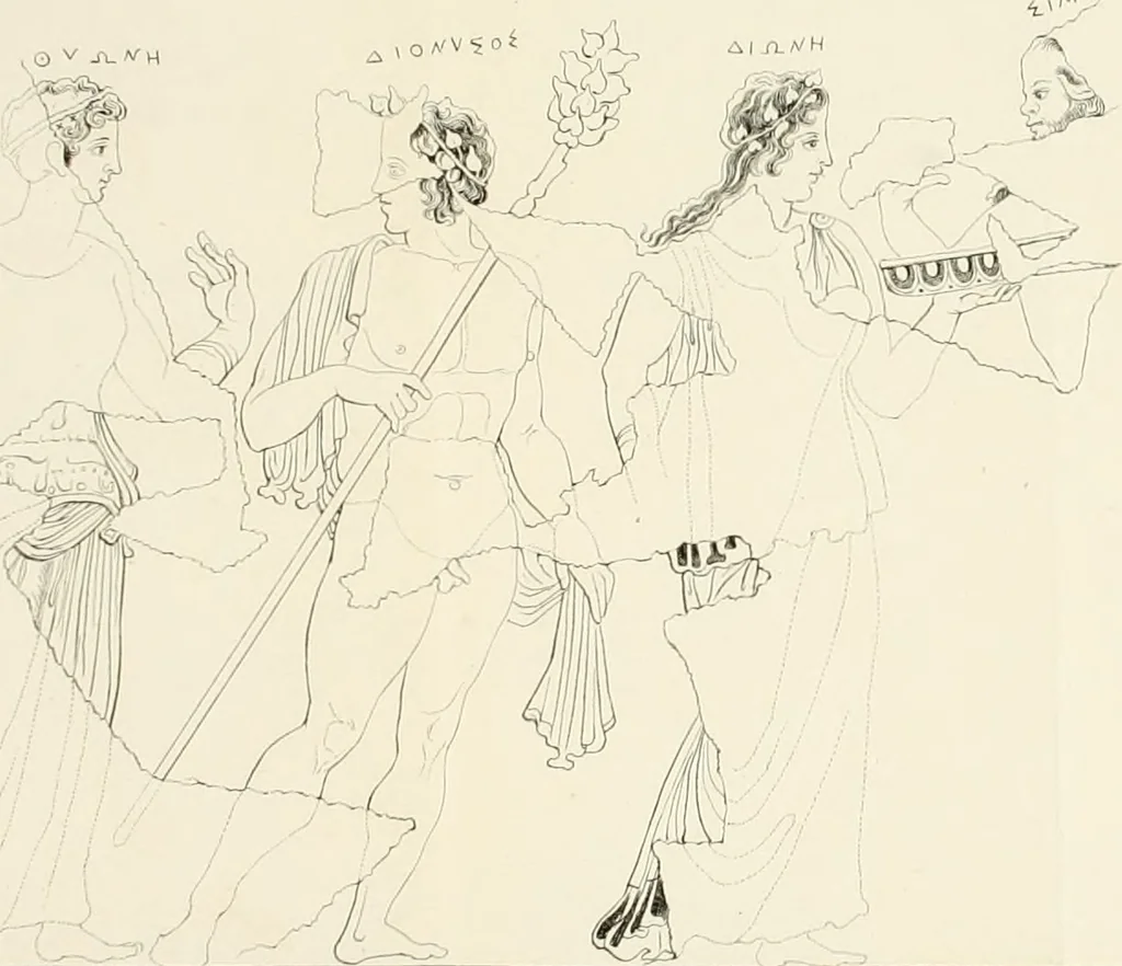 An illustration from Alte Denkmäler, 1849, leaf 609