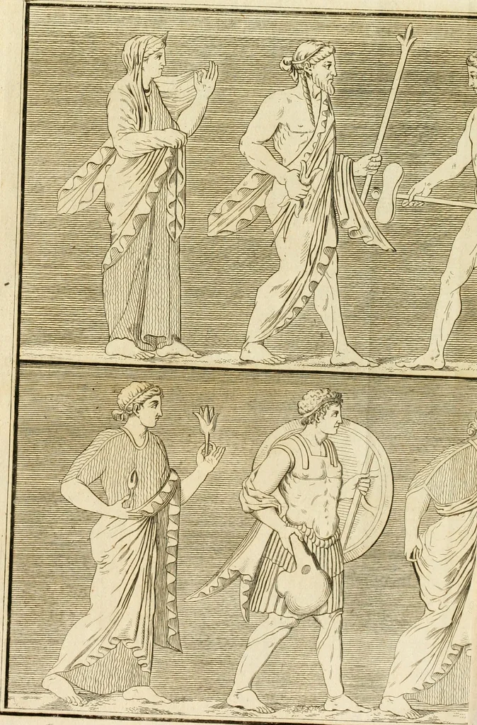 An illustration from Alte Denkmäler der Kunst, 1780, leaf 38