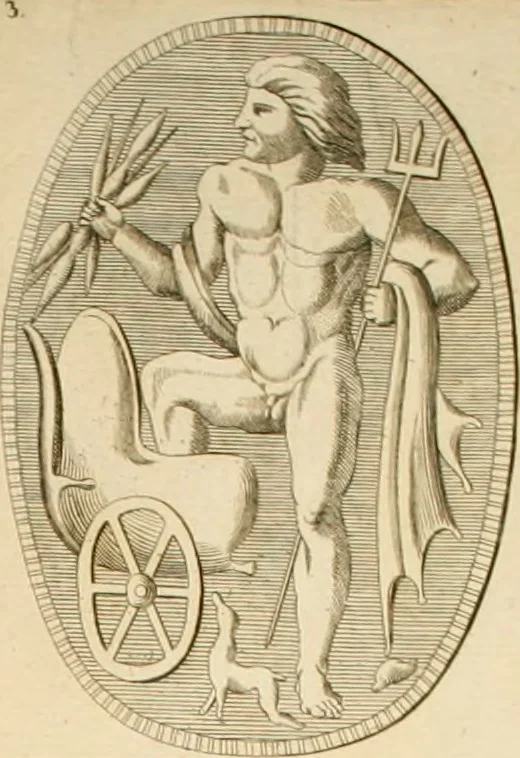An illustration from Alte Denkmäler der Kunst, 1780, leaf 39