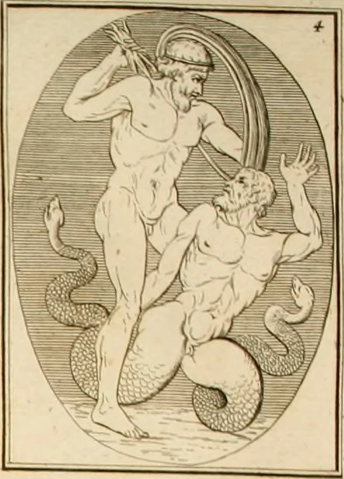 An illustration from Alte Denkmäler der Kunst, 1780, leaf 39