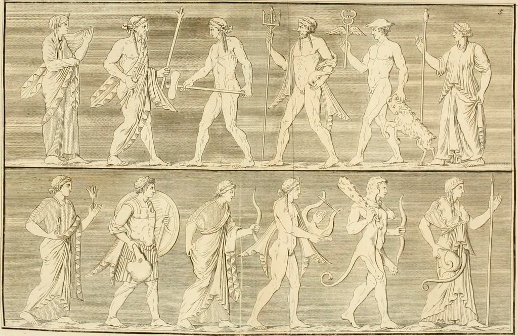 An illustration from Alte Denkmäler der Kunst, 1780, leaf 39