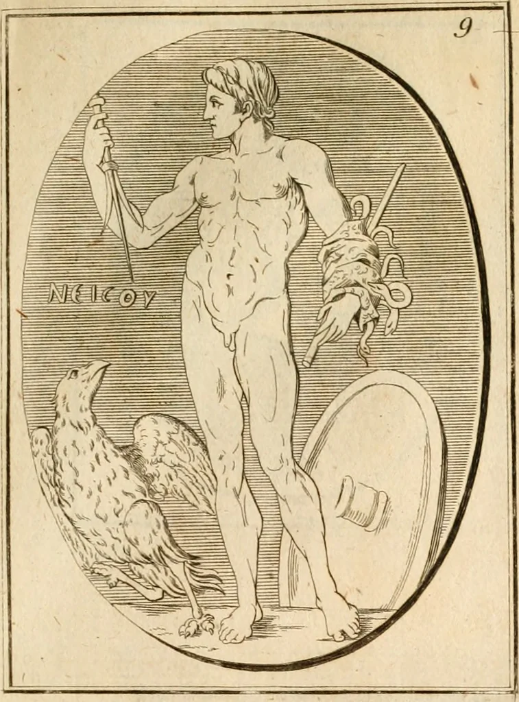 An illustration from Alte Denkmäler der Kunst, 1780, leaf 42