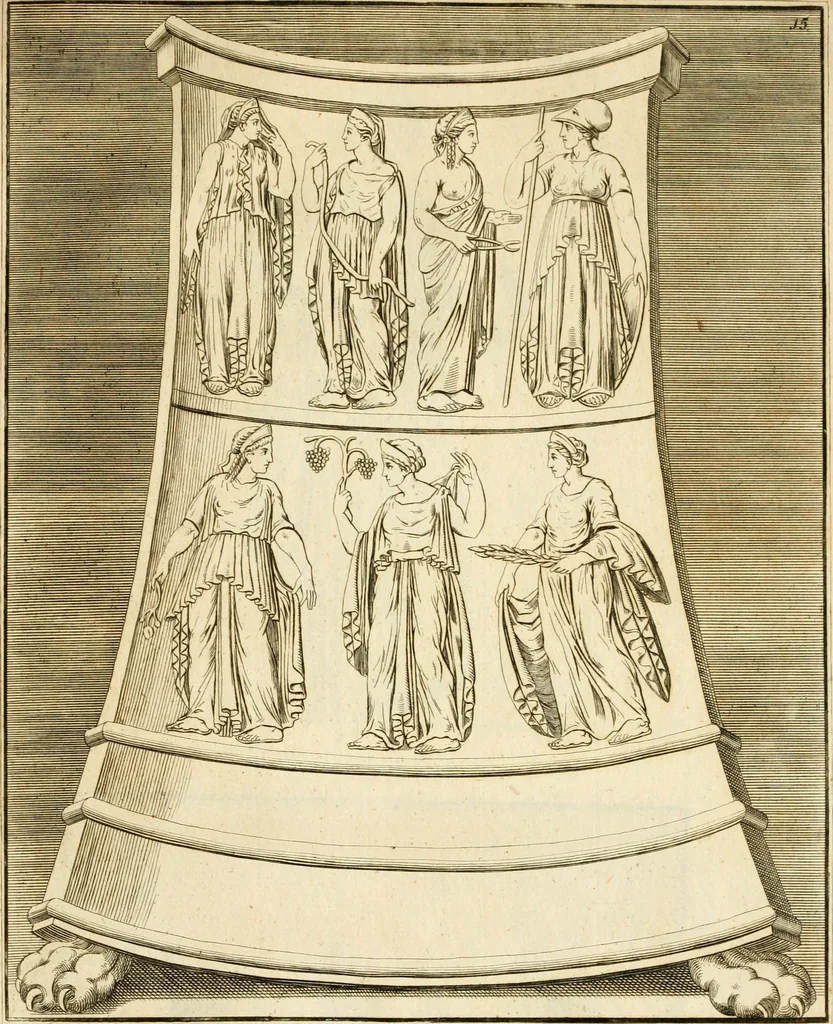An illustration from Alte Denkmäler der Kunst, 1780, leaf 46