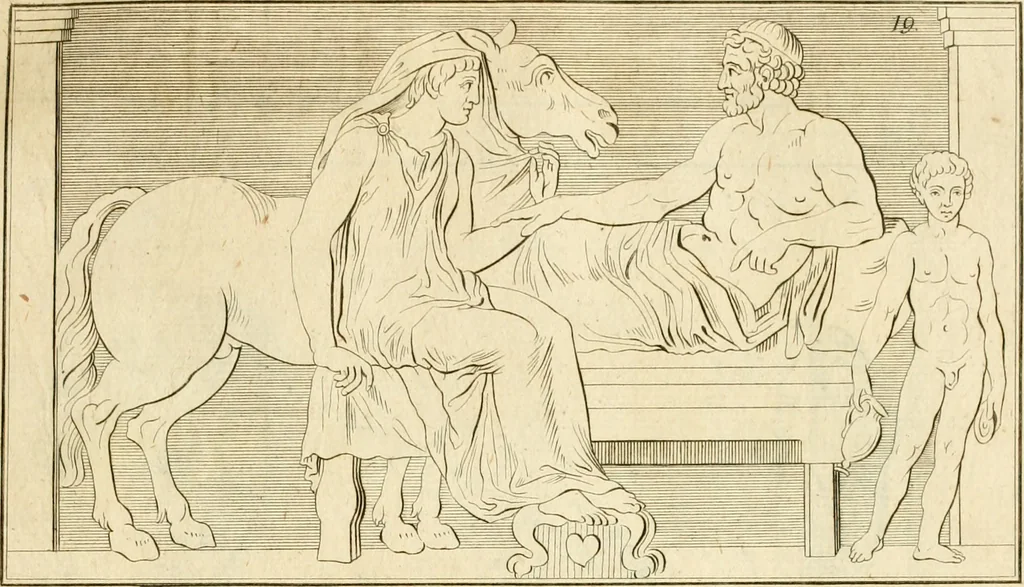An illustration from Alte Denkmäler der Kunst, 1780, leaf 50