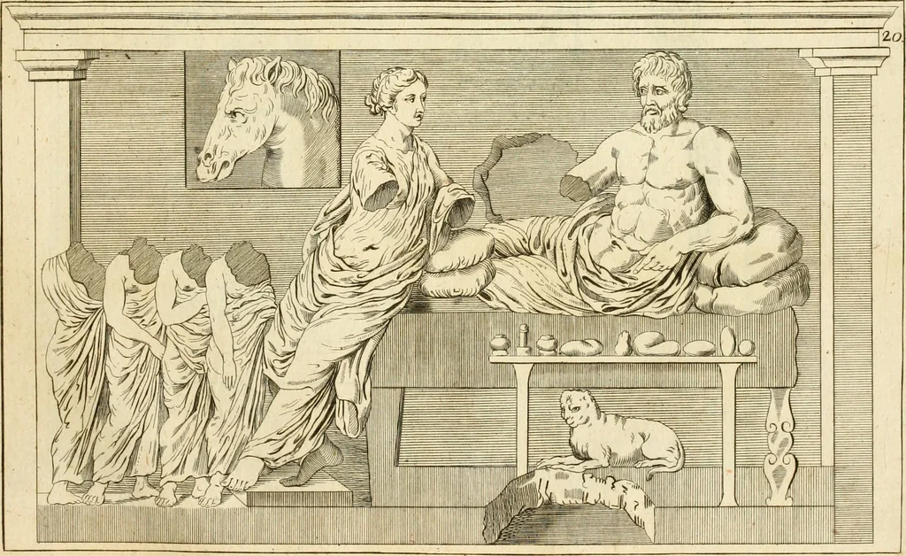 An illustration from Alte Denkmäler der Kunst, 1780, leaf 50