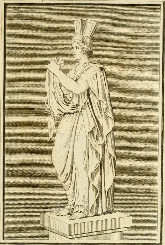 An illustration from Alte Denkmäler der Kunst, 1780, leaf 58