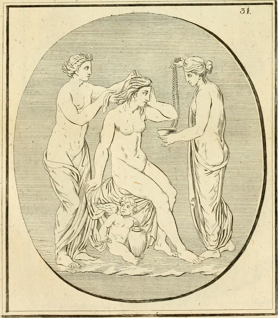 An illustration from Alte Denkmäler der Kunst, 1780, leaf 62