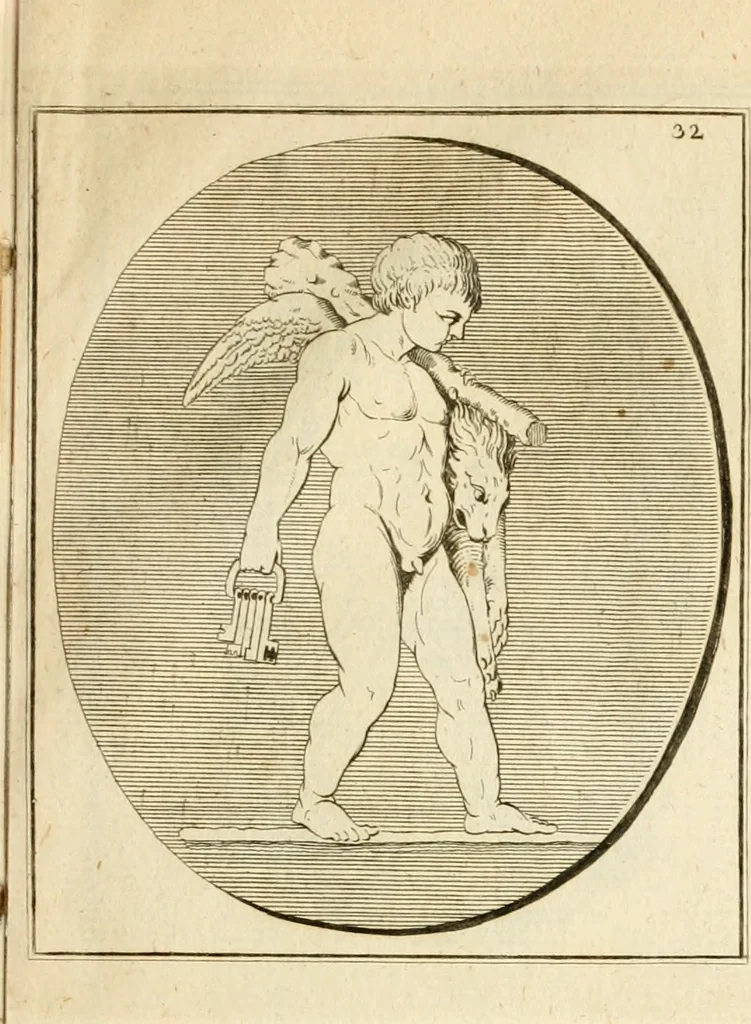 An illustration from Alte Denkmäler der Kunst, 1780, leaf 64
