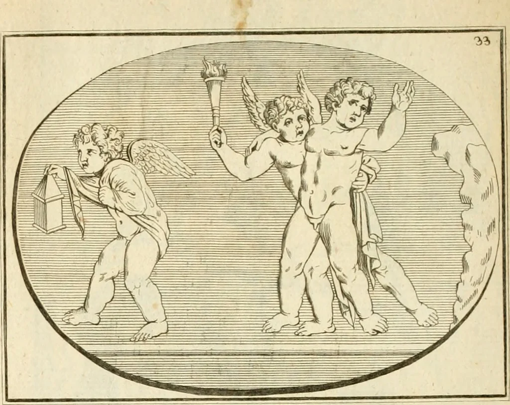 An illustration from Alte Denkmäler der Kunst, 1780, leaf 64