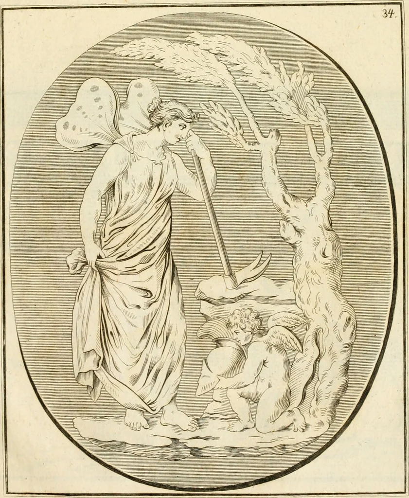 An illustration from Alte Denkmäler der Kunst, 1780, leaf 64