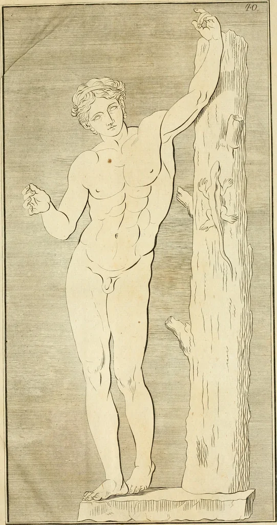 An illustration from Alte Denkmäler der Kunst, 1780, leaf 70