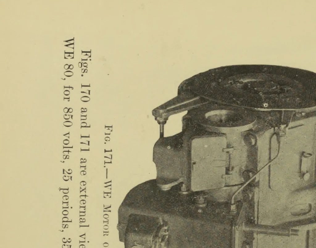 An illustration from The alternating current commutator motor, and the leakage of induction motors, 1909, leaf 157
