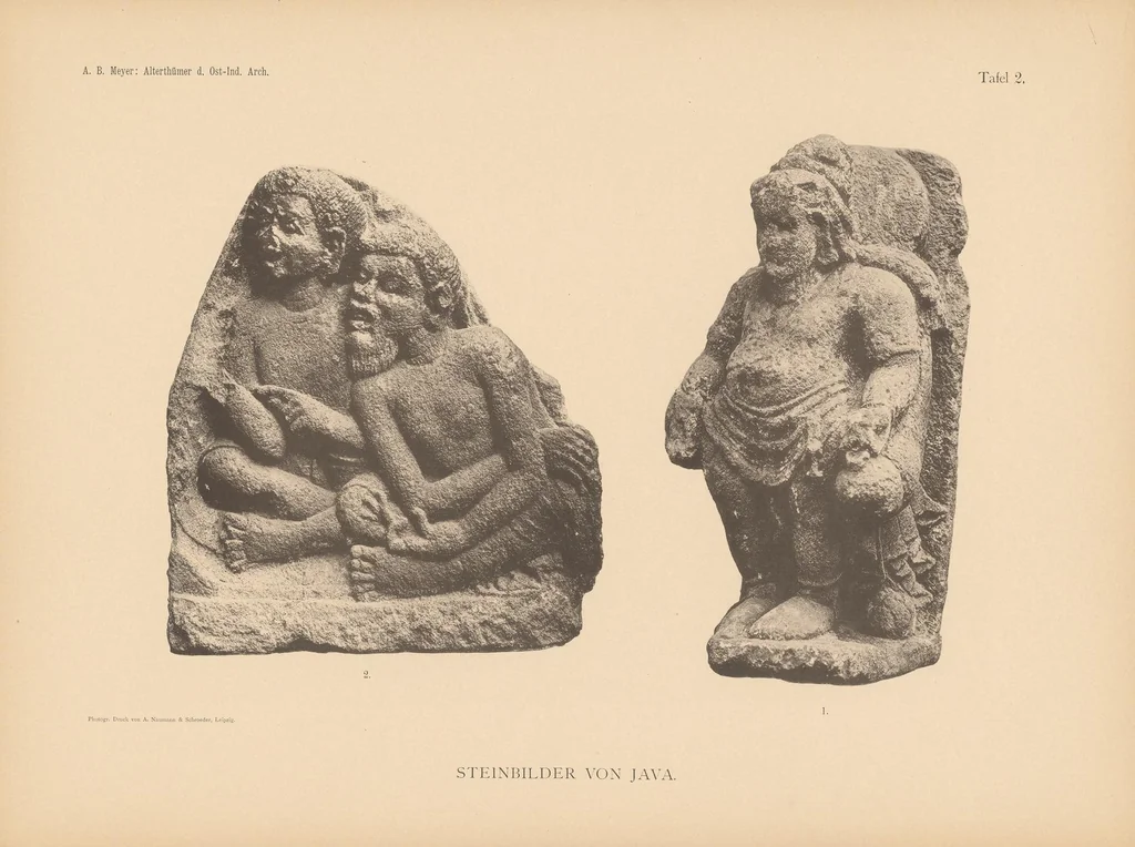 An illustration from Alterthümer aus dem Ostindischen Archipel und angrenzenden gebieten : unter besonderer Berücksichtigung derjenigen aus der hinduischen Zeit, 1884, leaf 38