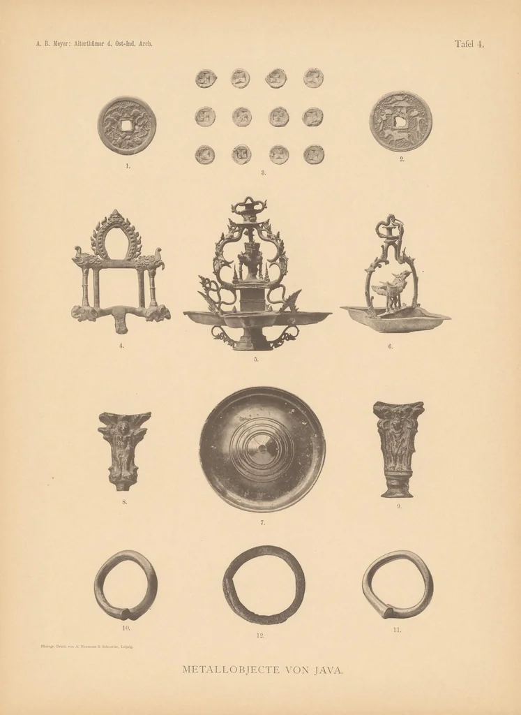An illustration from Alterthümer aus dem Ostindischen Archipel und angrenzenden gebieten : unter besonderer Berücksichtigung derjenigen aus der hinduischen Zeit, 1884, leaf 40