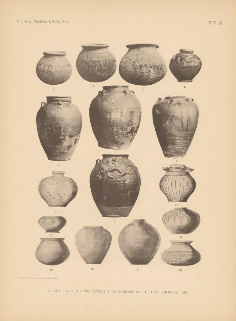 An illustration from Alterthümer aus dem Ostindischen Archipel und angrenzenden gebieten : unter besonderer Berücksichtigung derjenigen aus der hinduischen Zeit, 1884, leaf 49
