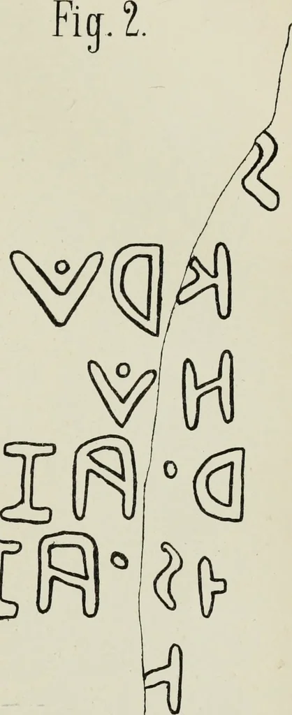 An illustration from Altitalische Studien, 1883, leaf 244