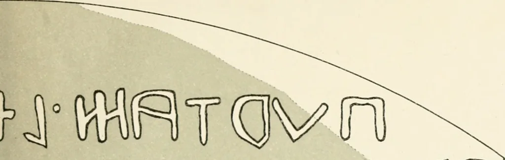 An illustration from Altitalische Studien, 1890, leaf 164
