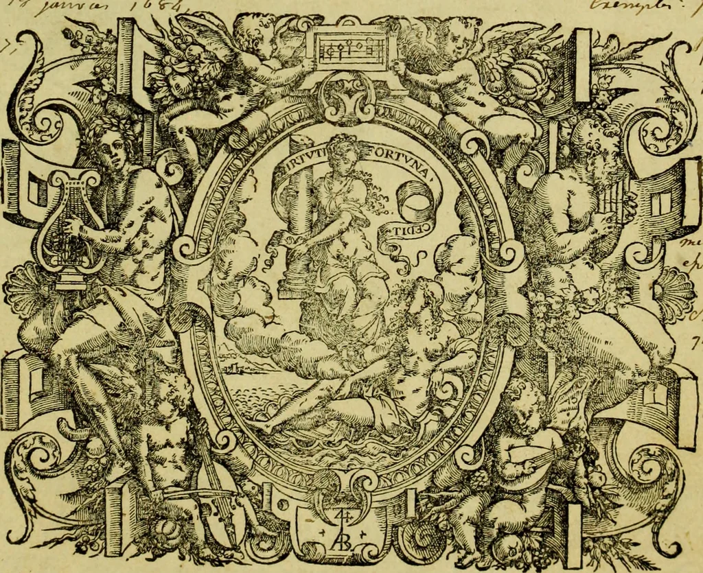 An illustration from Amadis, tragedie, 1684, leaf 4