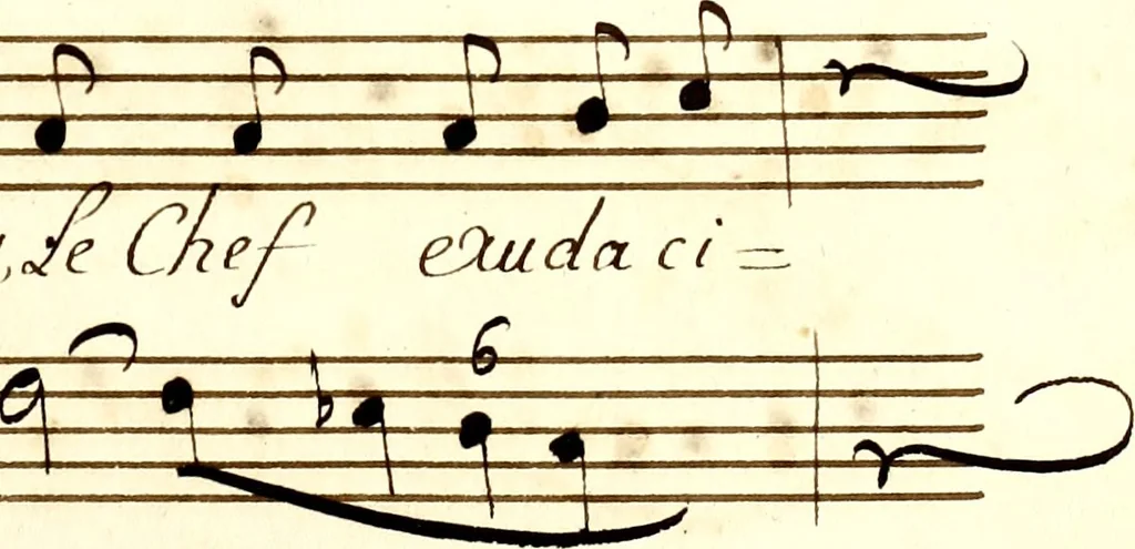 An illustration from Amadis : tragedie ; Proserpine ; Cadmus, 1700, leaf 258