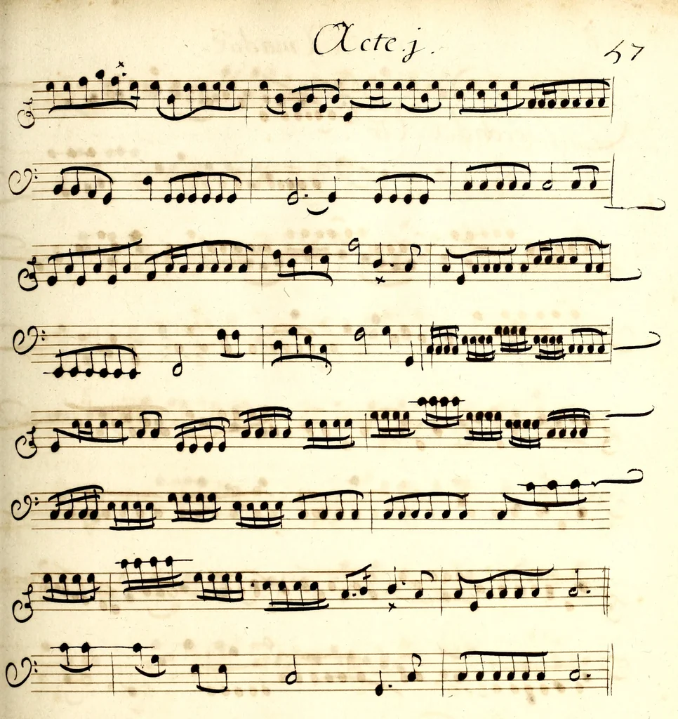 An illustration from Amadis : tragedie ; Proserpine ; Cadmus, 1700, leaf 64