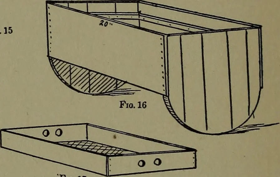 An illustration from The amateur carpenter, 1915, leaf 143