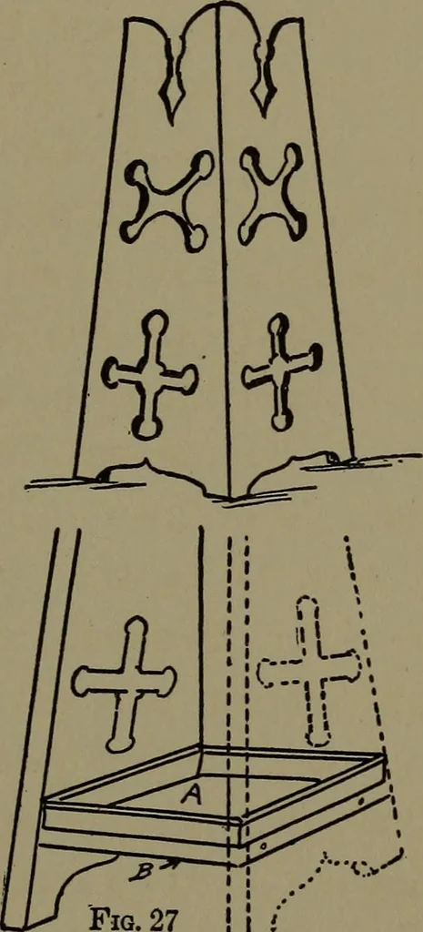 An illustration from The amateur carpenter, 1915, leaf 150