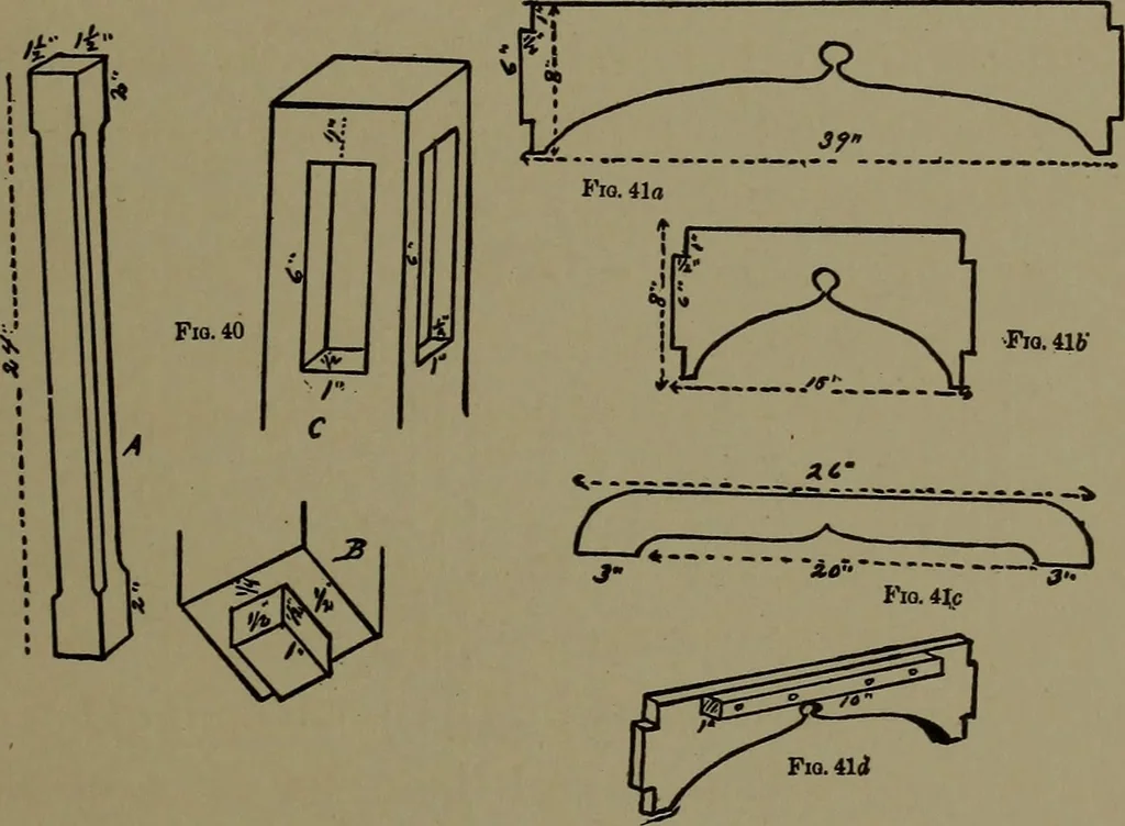 An illustration from The amateur carpenter, 1915, leaf 162