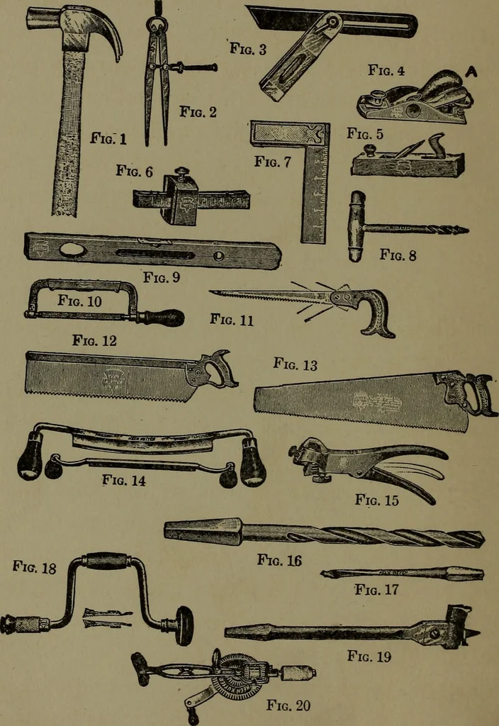 An illustration from The amateur carpenter, 1915, leaf 21