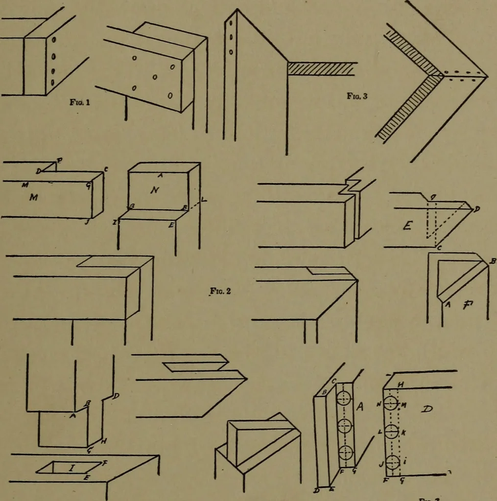 An illustration from The amateur carpenter, 1915, leaf 74
