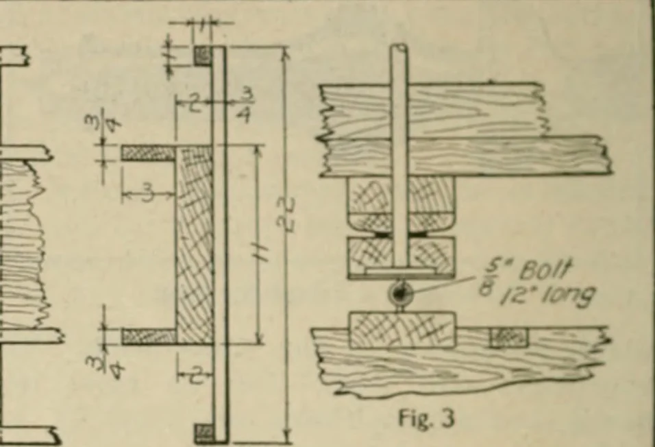 An illustration from Amateur mechanics ... a book for old and young who like to make things .., 1907, leaf 15