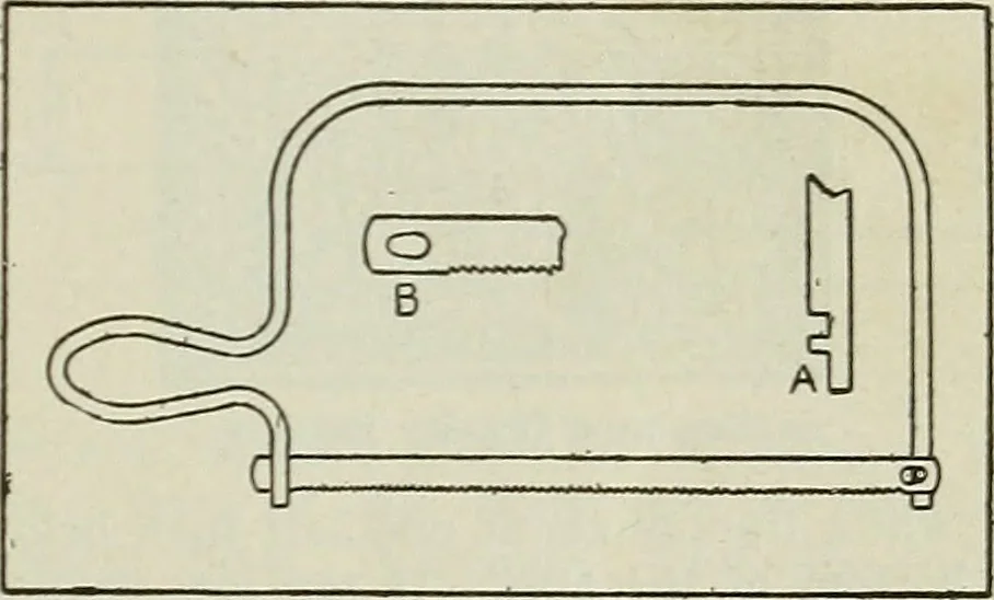 An illustration from Amateur mechanics ... a book for old and young who like to make things .., 1907, leaf 28