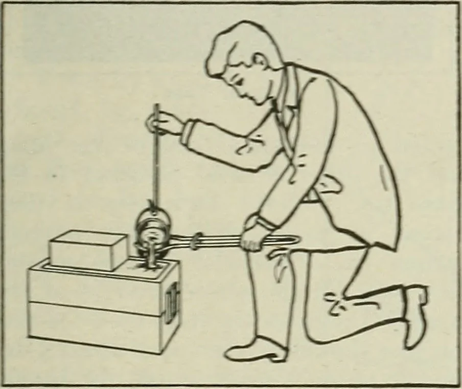 An illustration from Amateur mechanics ... a book for old and young who like to make things .., 1907, leaf 50