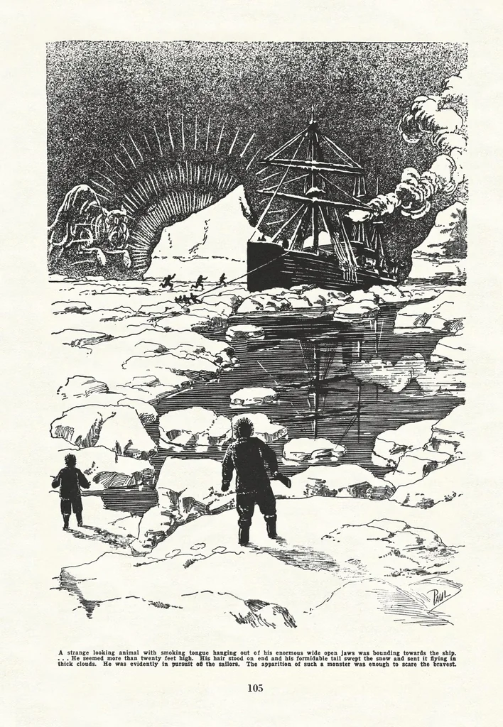 An illustration from Amazing Stories v04 n02 [1929-05], 1929, leaf 10