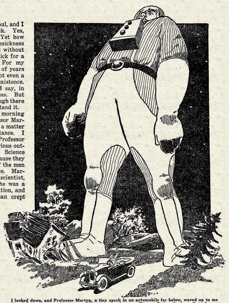 An illustration from Amazing Stories, Apr 1926, 1926, leaf 63