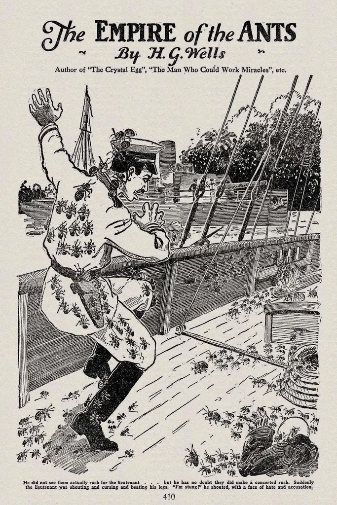 An illustration from Amazing Stories, Aug 1926, 1926, leaf 27