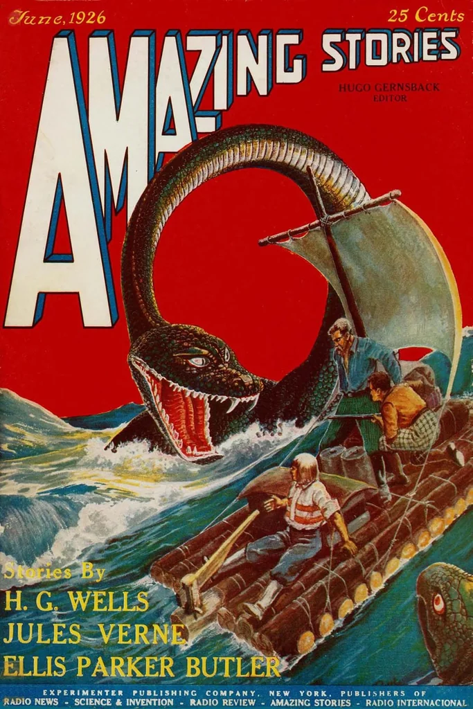 An illustration from Amazing Stories, Jun 1926, 1926, leaf 0