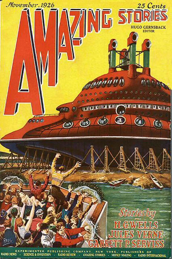 An illustration from Amazing Stories, Nov 1926, 1926, leaf 0
