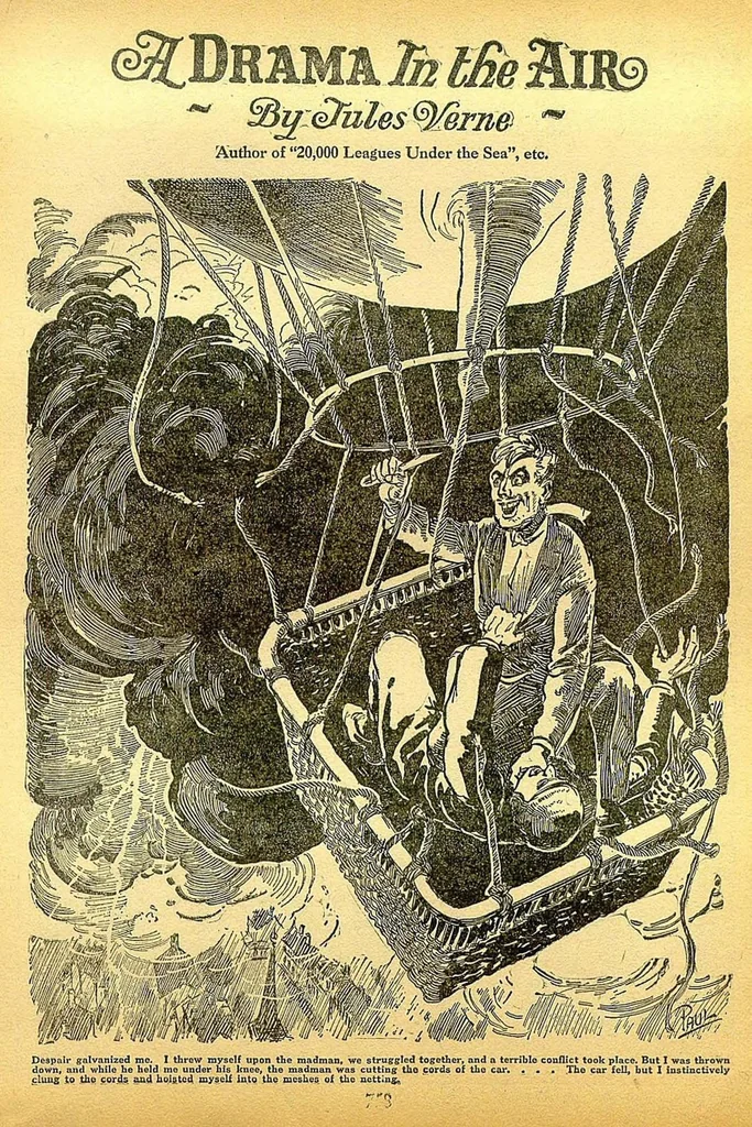 An illustration from Amazing Stories, Nov 1926, 1926, leaf 87