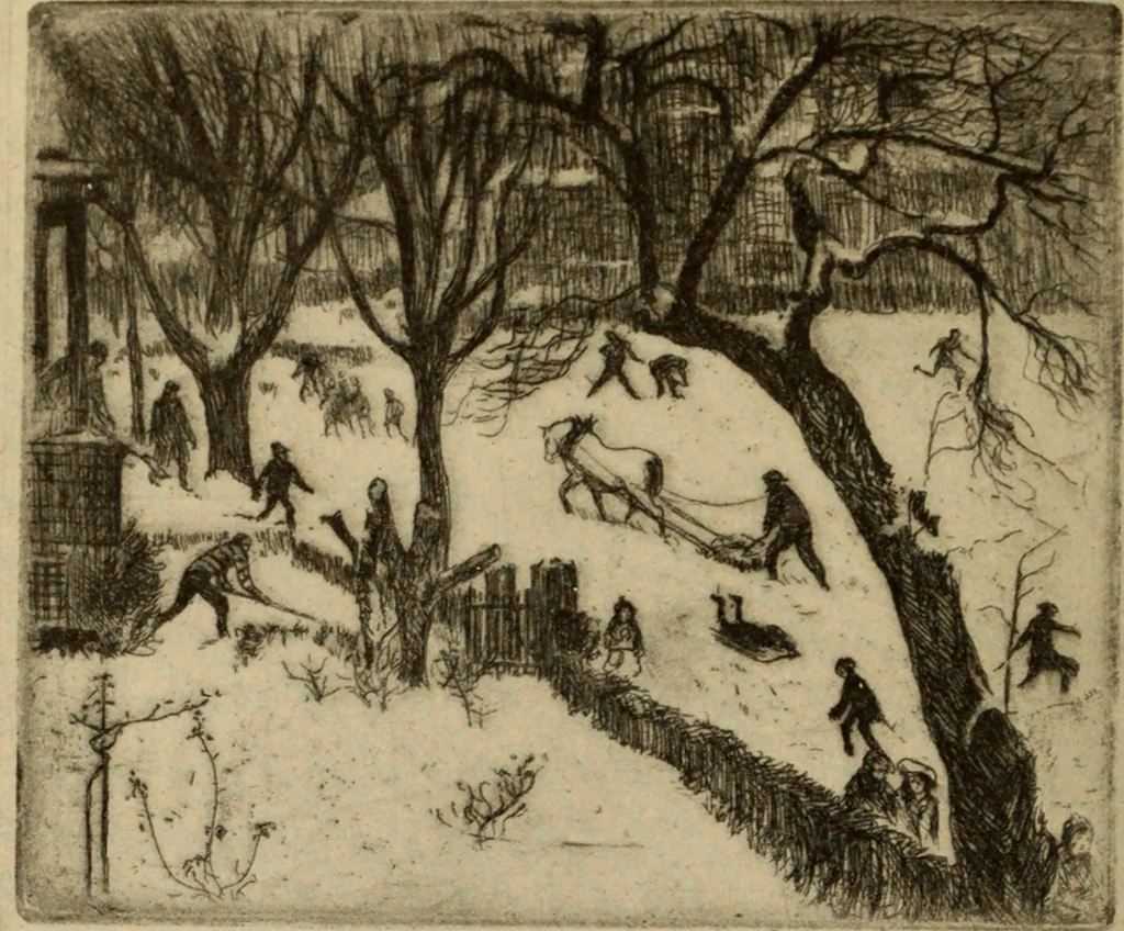 An illustration from American Graphic Art, 1912, leaf 65